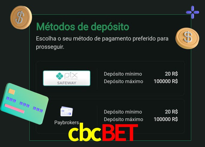 O cassino cbcbet oferece uma grande variedade de métodos de pagamento